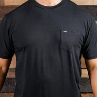 Hooey Men's San Jose Bamboo Pocket Tee in Black