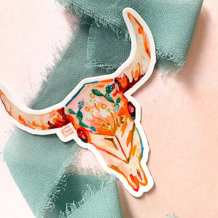 Cowgirl Stickers by Tirzah Lane Art