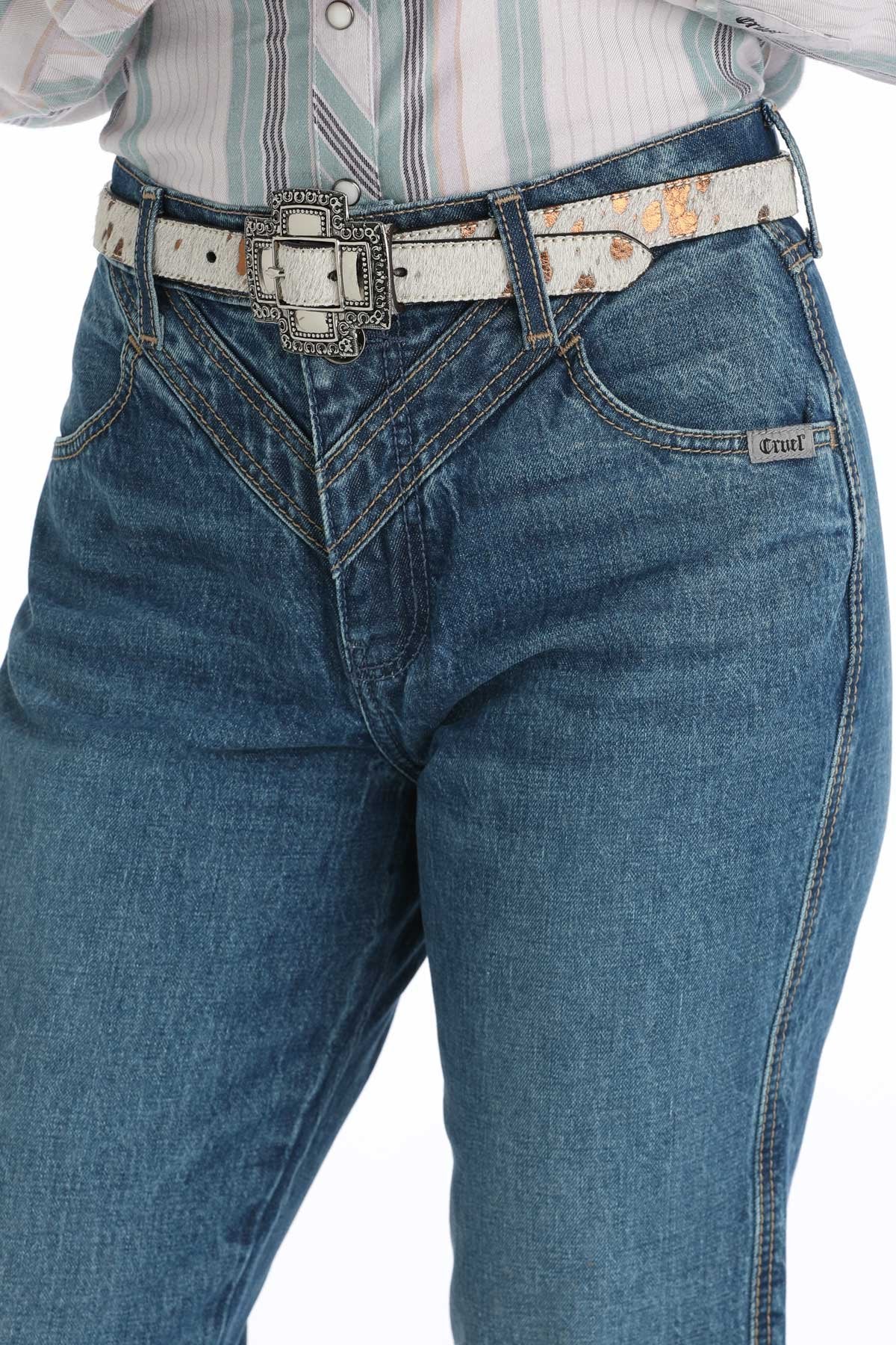 Cruel Women's Quinn Bareback Jean in Medium Stone