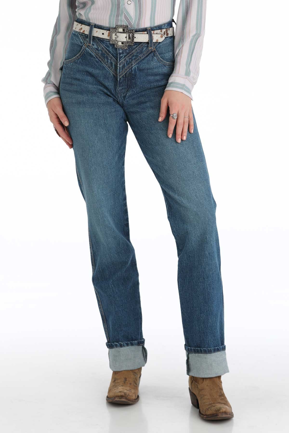 Cruel Women's Quinn Bareback Jean in Medium Stone