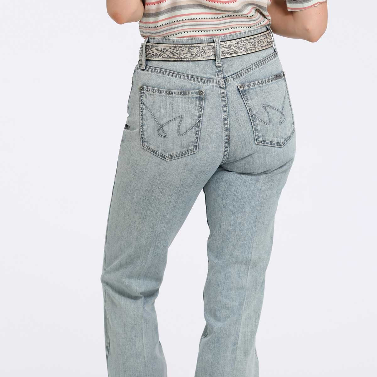 Cruel Women's Quinn High Rise Boot Cut Jean in Light Stonewash