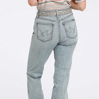 Cruel Women's Quinn High Rise Boot Cut Jean in Light Stonewash