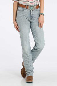 Cruel Women's Quinn High Rise Boot Cut Jean in Light Stonewash