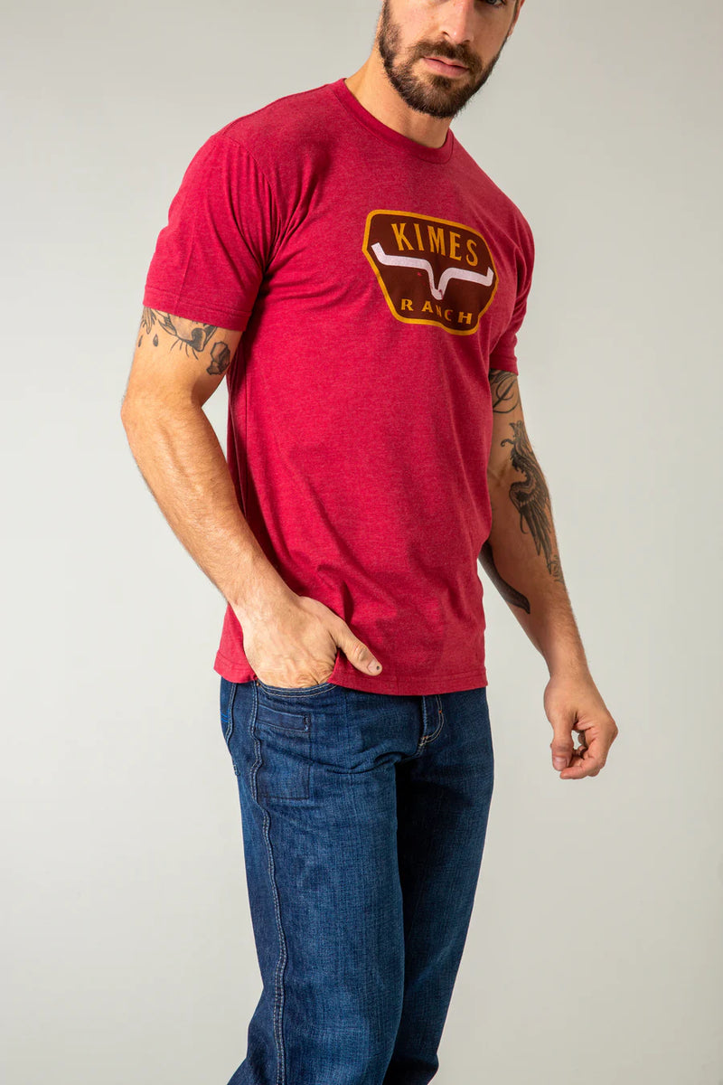 Kimes Ranch The Distance Graphic T-Shirt in Cardinal Red