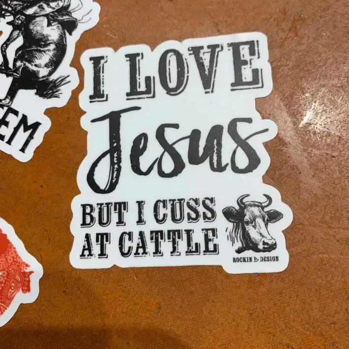 Western Vinyl Decal Stickers (Multiple Varieties)