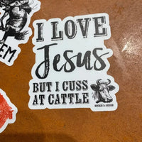 Western Vinyl Decal Stickers (Multiple Varieties)