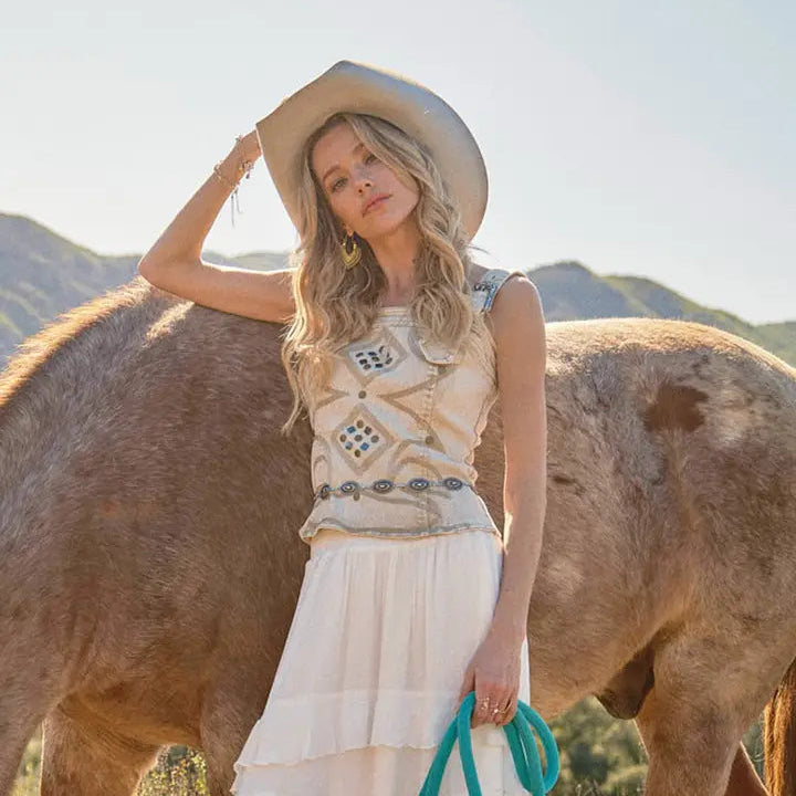 ladies country western dresses Cowgirl Prairie Dress – Style Midi – Dust & Bullets Western iron before wearing. Country Western Dresses Cheap Country