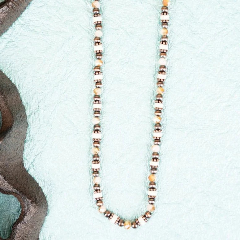 Western Rockford Lane Beaded Necklace (Multiple Colors Available)