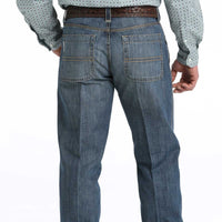 Cinch Men's Grant Relaxed Fit Bootcut Jean in Medium Stonewash