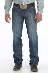 Cinch Men's Grant Relaxed Fit Bootcut Jean in Medium Stonewash