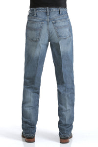 Cinch Men's Black Label 2.0 Loose Fit Jean in Medium Stonewash