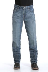 Cinch Men's Black Label 2.0 Loose Fit Jean in Medium Stonewash
