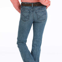 Cinch Women's Lynden Slim Trouser in Light Wash