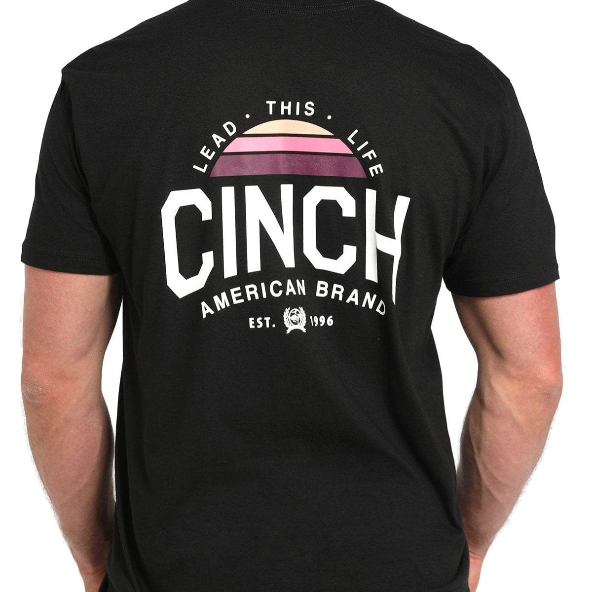 Cinch Men's Cinch Jeans Lead This Life Graphic T-Shirt in Black
