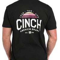 Cinch Men's Cinch Jeans Lead This Life Graphic T-Shirt in Black