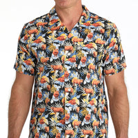 Cinch Men's Aloha Angus Short Sleeve Camp Shirt