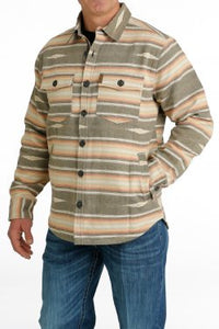 Cinch Men's Southwestern Printed Jacquard Shirt Jacket