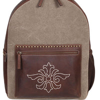 Scully Berkeley Canvas & Leather Backpack