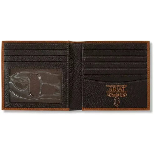 Ariat Large Bifold Calf Hair Wallet