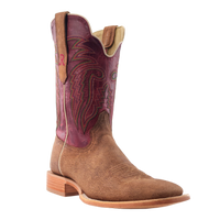 R. Watson Men's Tan Nubuck Camel Boot