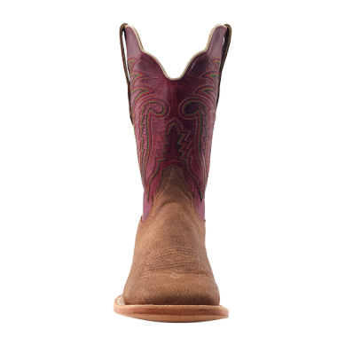 R. Watson Men's Tan Nubuck Camel Boot