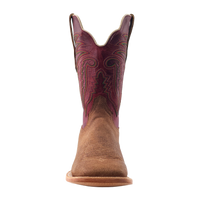 R. Watson Men's Tan Nubuck Camel Boot