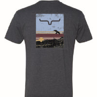 Kimes Ranch Scottsdale Sunset T-Shirt in Indigo