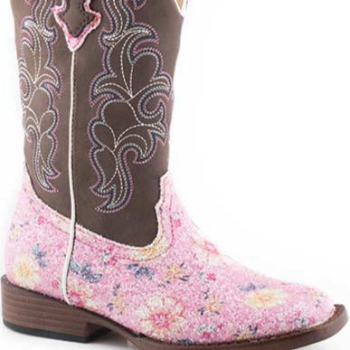 Little girls pink hot sale cowgirl boots