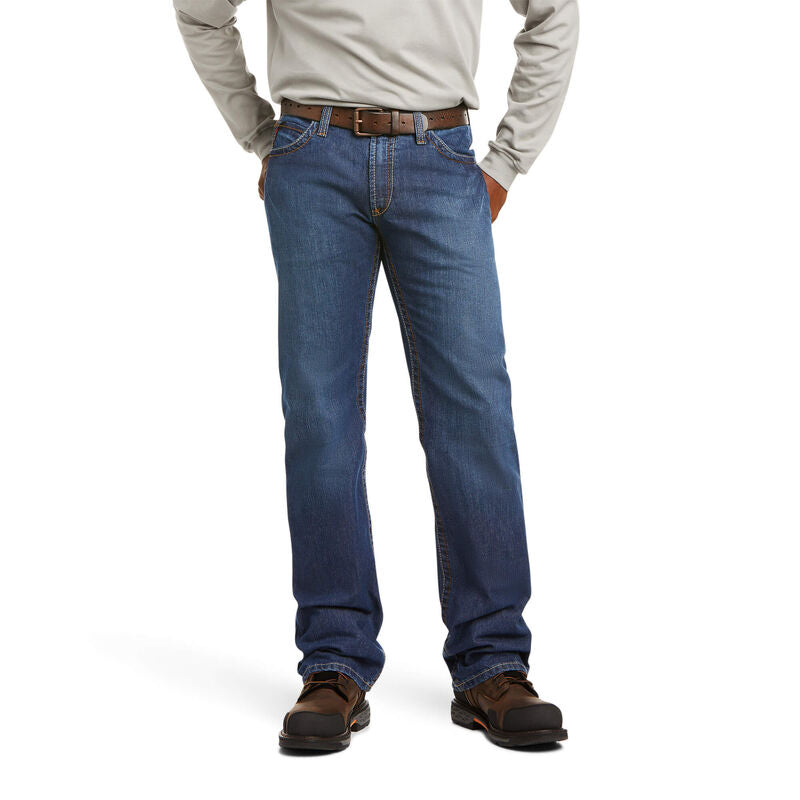 Ariat Men's FR M4 Relaxed Jean in Flint