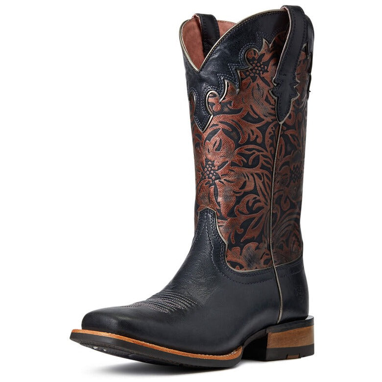 Ariat Women s Fiona Floral Embossed Boot Branded Country Wear