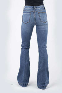 Stetson Women's No. 921 Super Stretch High Rise Flare Jean