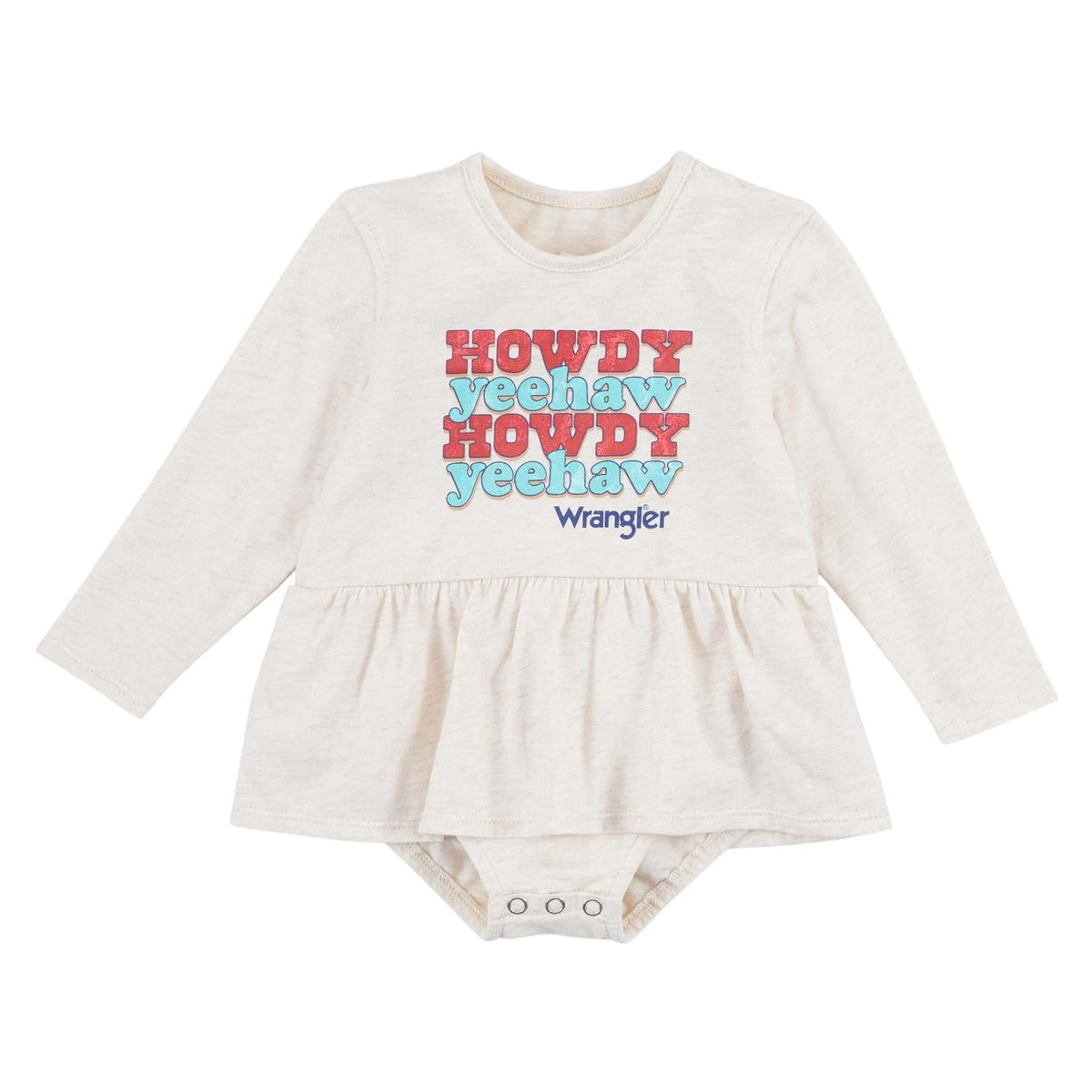 Wrangler Baby Girl's Bodysuit- Oatmeal Honey
