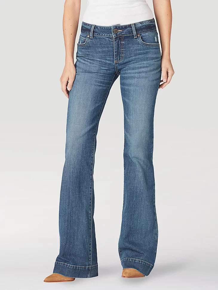 The Shelby Women's Wrangler Retro High Rise Trouser Jean – Be True Western  & Boutique
