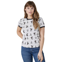 Wrangler Retro Women's Cowgirl Cactus Ringer Tee