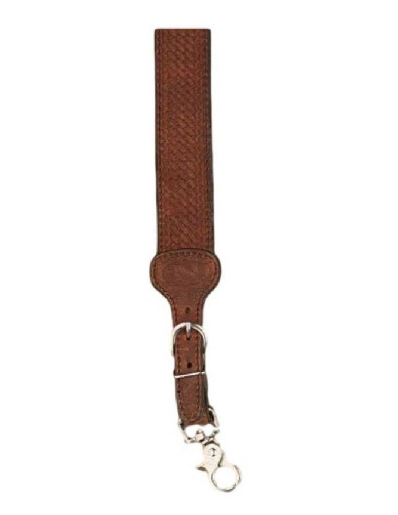 Nocona Men's Brown Embossed Basketweave Suspenders