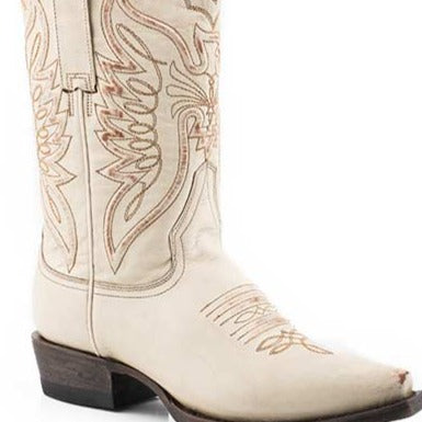 Stetson Men's Wicks Western Boot - Handtooled Brown Leather, 13" Shaft, All Leather Sole