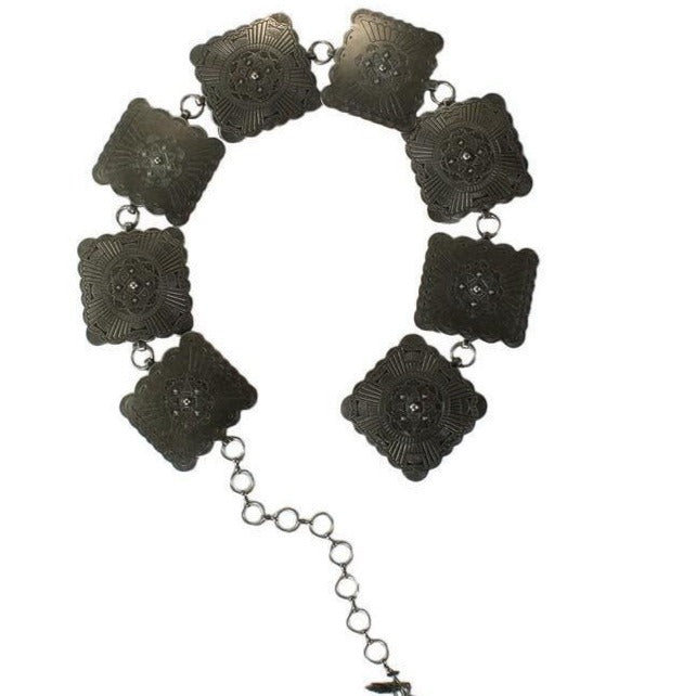 Angel Ranch Women's Square Concho Belt - Main Image