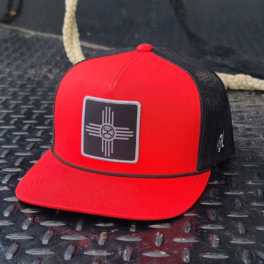 Hooey "Zia" Red/ Black Ball Cap