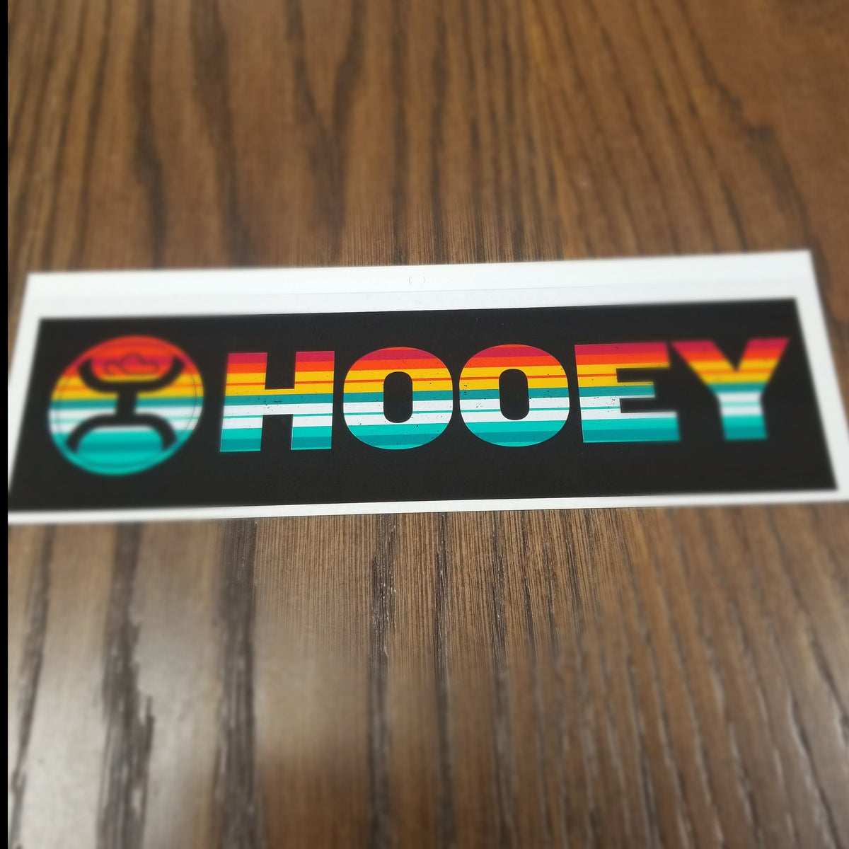 Hooey Lock Up Serape Bumper Sticker