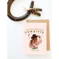 Western Greeting Cards by Tirzah Lane Art