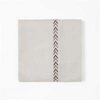 350 Thread Count Arrow Embroidered Cream Sheet Set