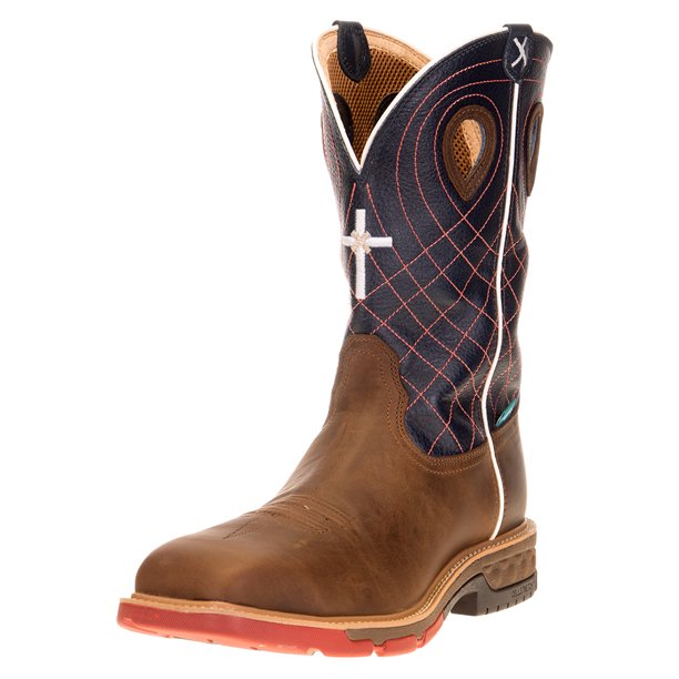 Twisted X Men's 12" Alloy Toe Western Work Boot with Cellstretch