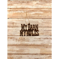 Western Iron Ornament (Multiple Varieties Available)