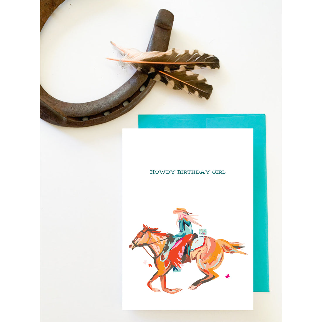 Western Greeting Cards by Tirzah Lane Art
