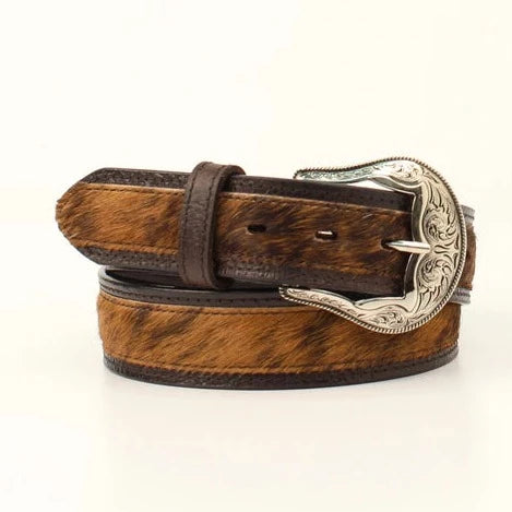 ARIAT- Women's Western Sunflower Leather Belt ( Brown )
