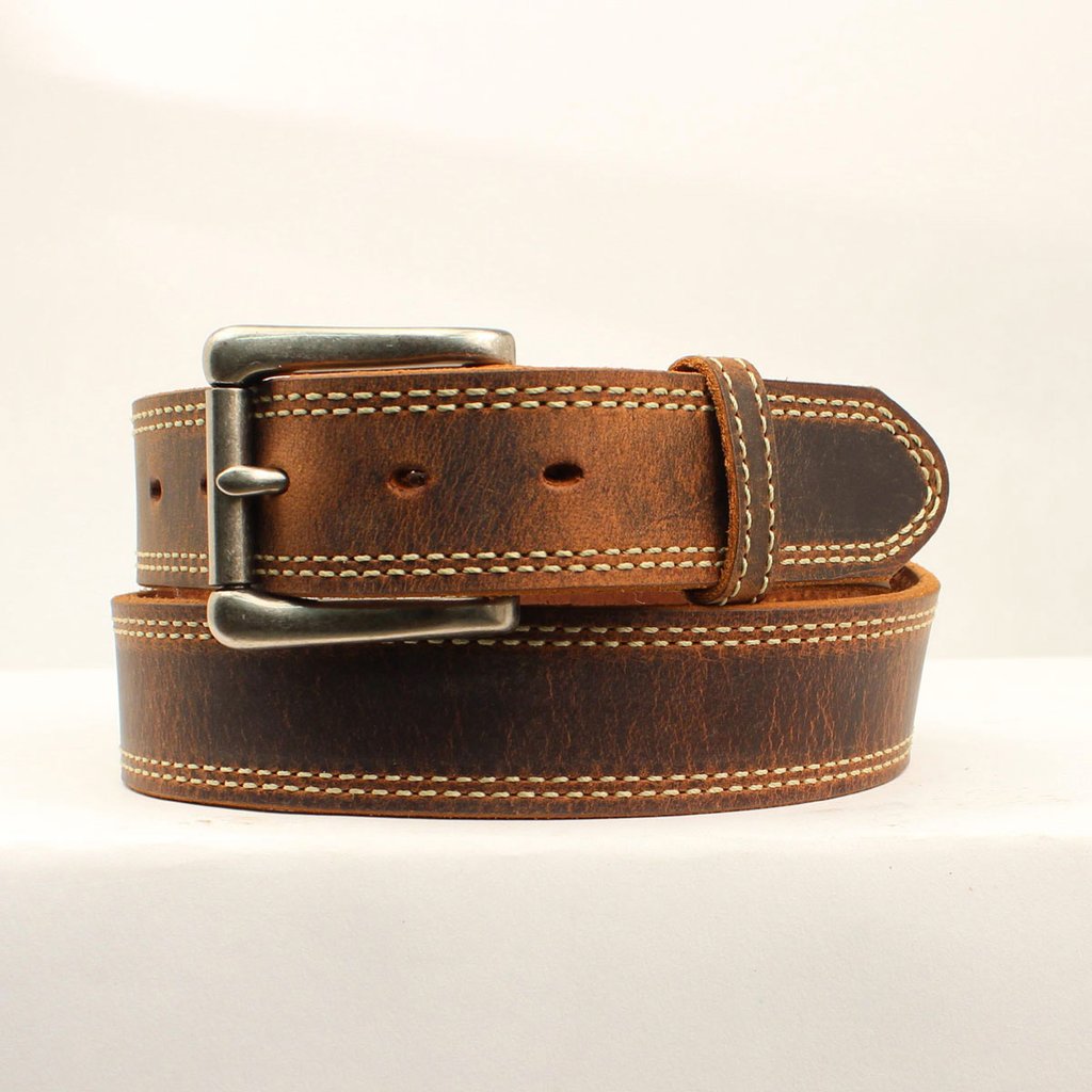 Nocona Men's USA Made Austin Distressed Leather Belt