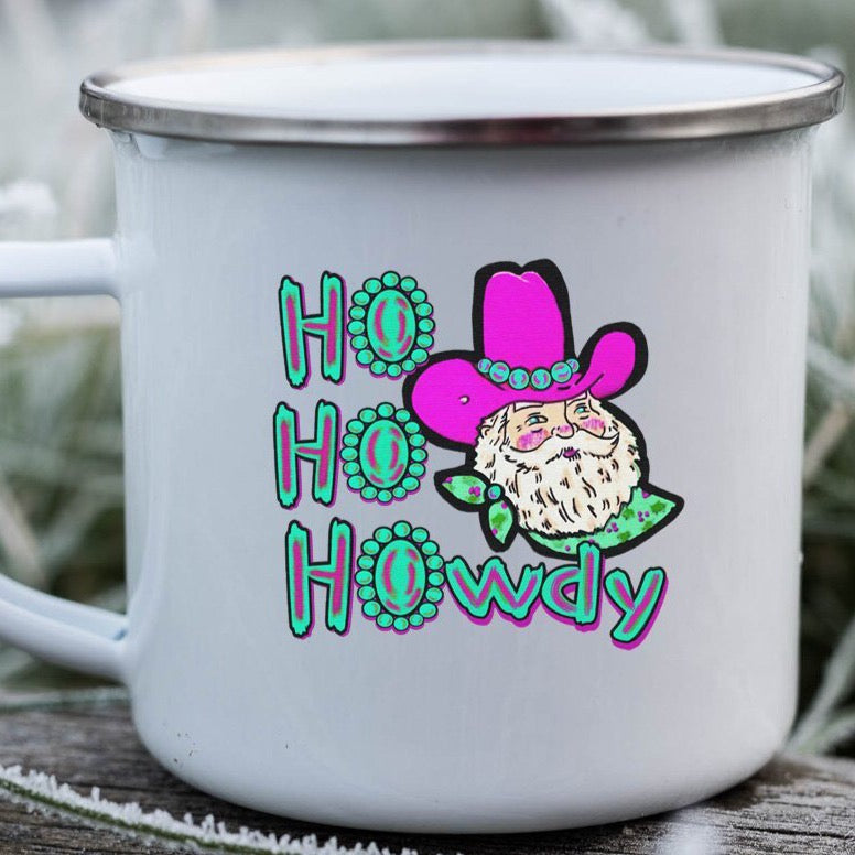 Ho Ho Howdy Western Santa Campfire Mug