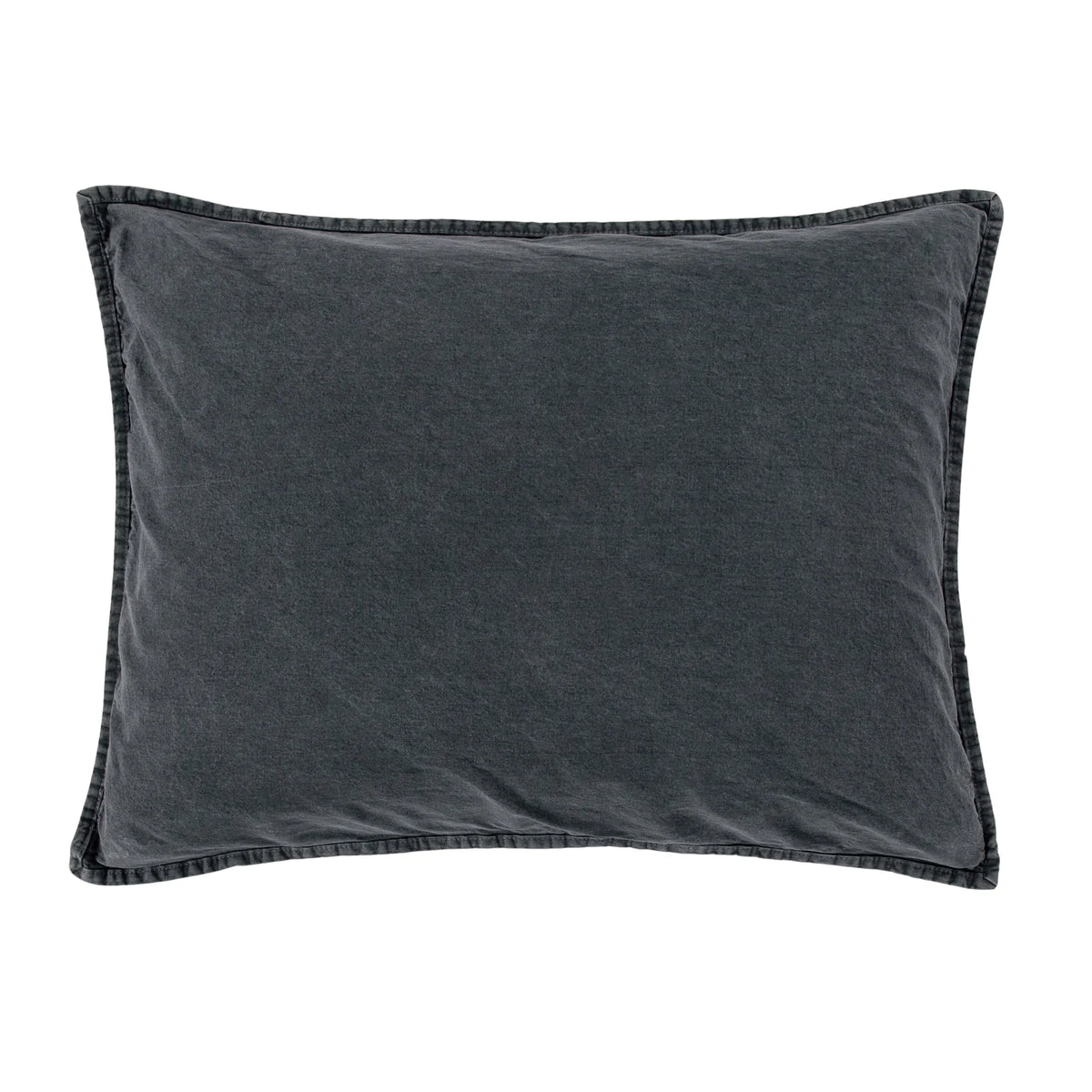 Stonewashed Cotton Canvas Pillow Sham