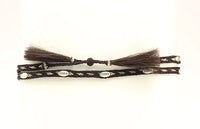 Twister Black Horsehair Braided Hat Band