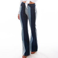 Honey Creek by Scully Multi Colored Panel Jeans